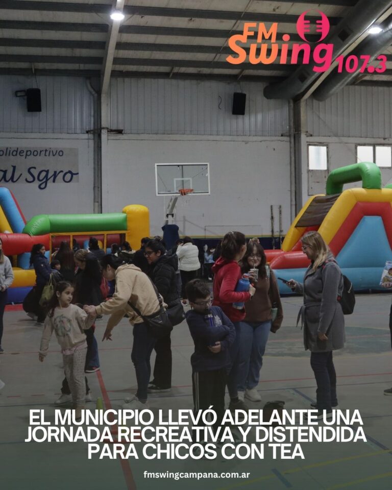 El Municipio llevó adelante una jornada recreativa y distendida para chicos con TEA