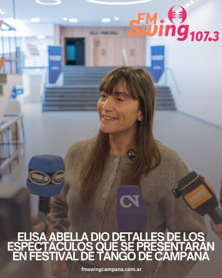 Elisa Abella dio detalles de los espectáculos que se presentarán en Festival de Tango de Campana