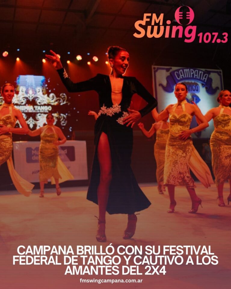 Campana brilló con su Festival Federal de Tango y cautivó a los amantes del 2×4