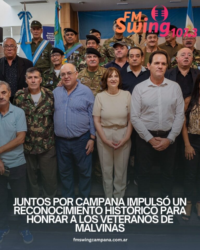 Juntos por Campana impulsó un reconocimiento histórico para honrar a los Veteranos de Malvinas