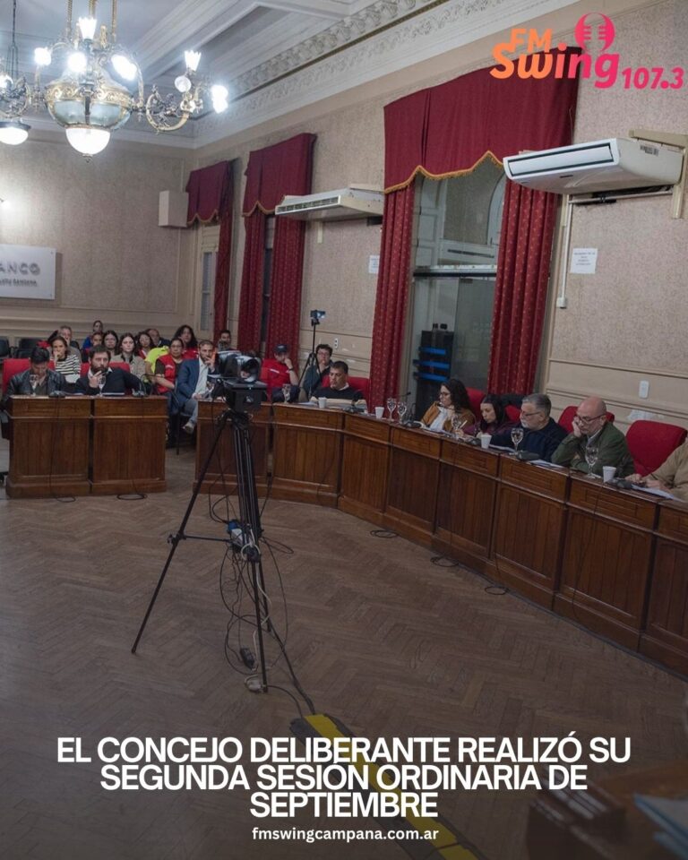 El Concejo Deliberante realizó su segunda sesión ordinaria de septiembre