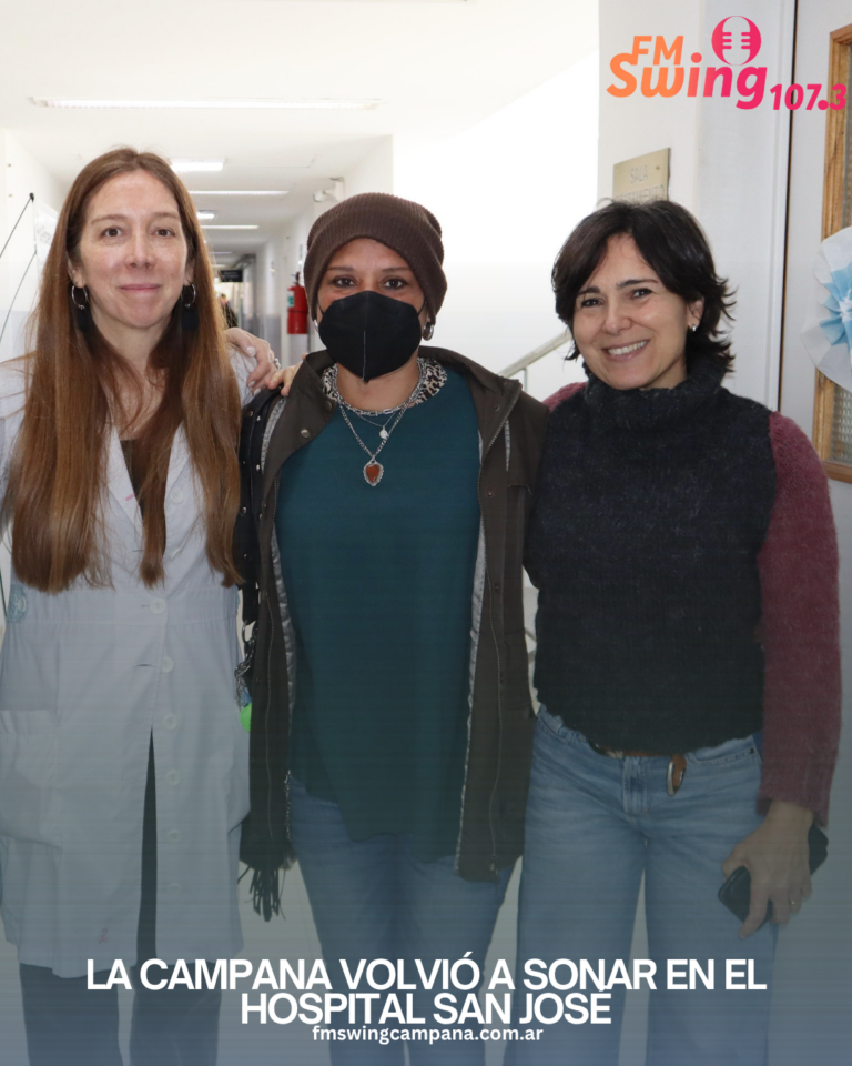 La campana volvió a sonar en el hospital San José