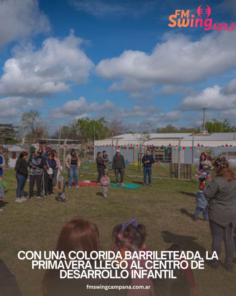 Con una colorida barrileteada, la primavera llegó al Centro de Desarrollo Infantil