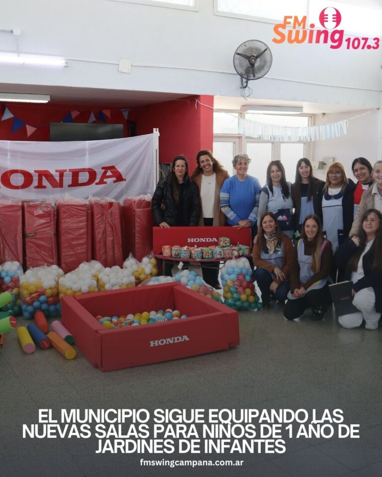 El Municipio sigue equipando las nuevas salas para niños de 1 año de jardines de infantes