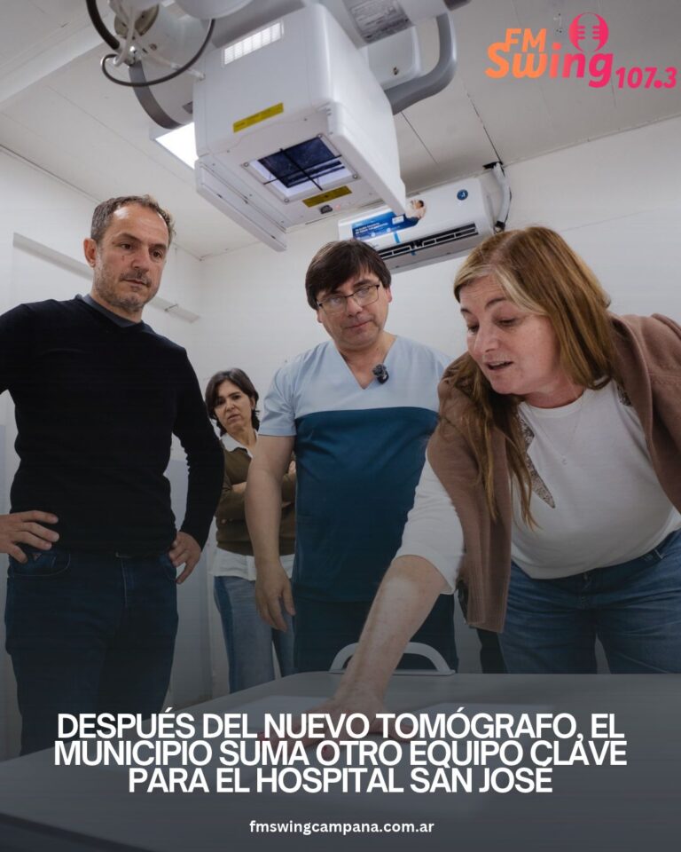 Después del nuevo tomógrafo, el Municipio suma otro equipo clave para el Hospital San José