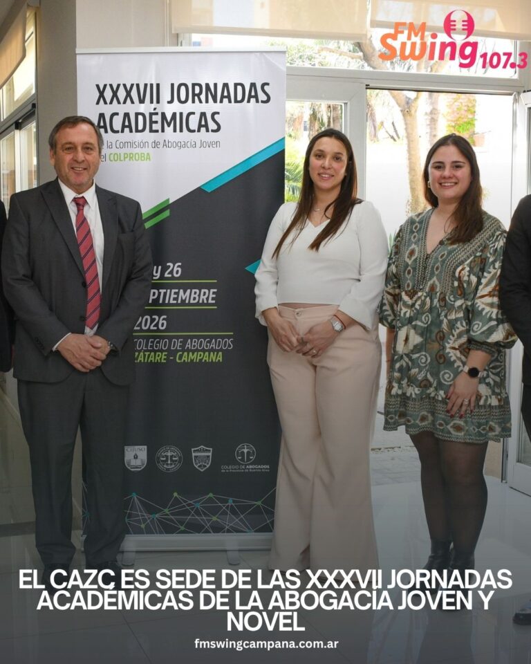 El CAZC es sede de las XXXVII Jornadas Académicas de la Abogacía Joven y Novel