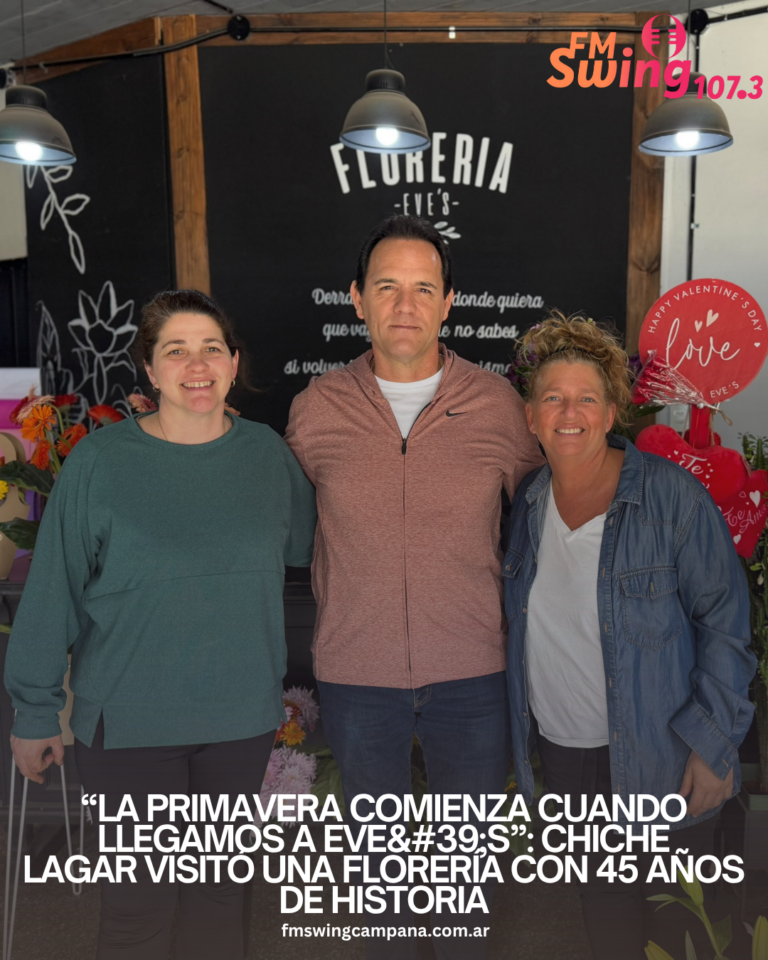“La Primavera comienza cuando llegamos a Eve's”: Chiche Lagar visitó una florería con 45 años de historia