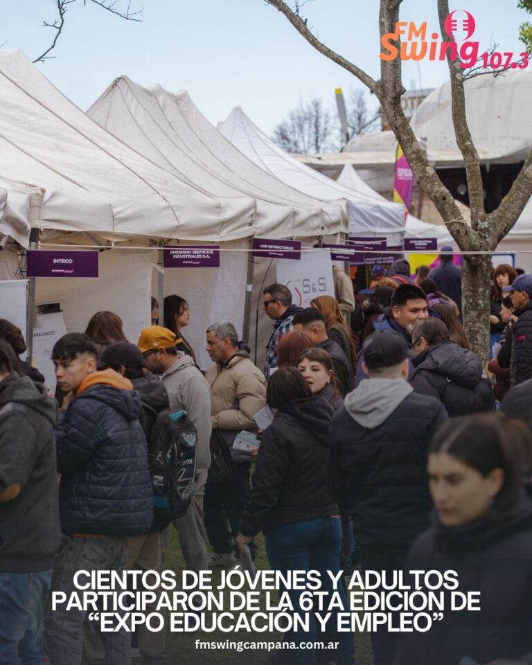Cientos de jóvenes y adultos participaron de la 6ta edición de “Expo Educación y Empleo”