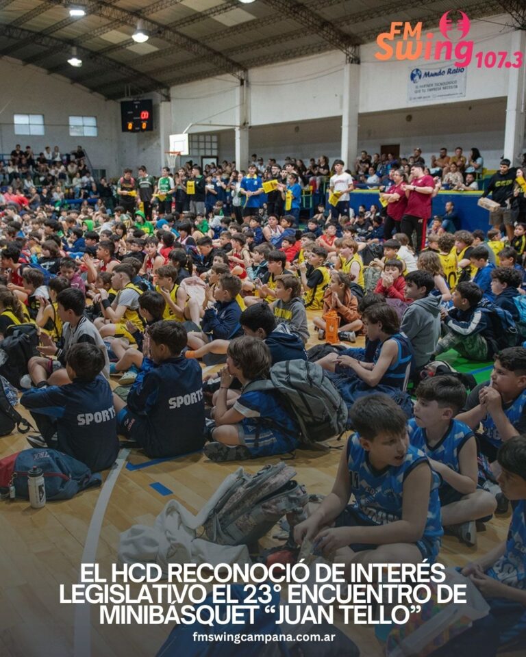 El HCD reconoció de interés legislativo el 23° encuentro de Minibásquet “Juan Tello”