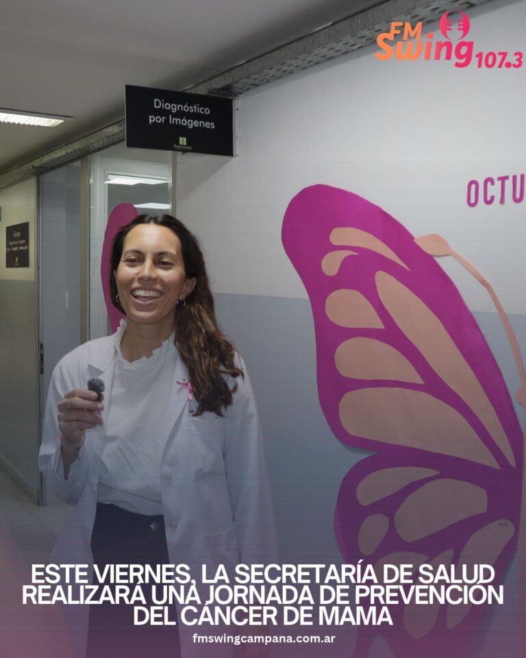 Este viernes, la Secretaría de Salud realizará una jornada de prevención del Cáncer de Mama