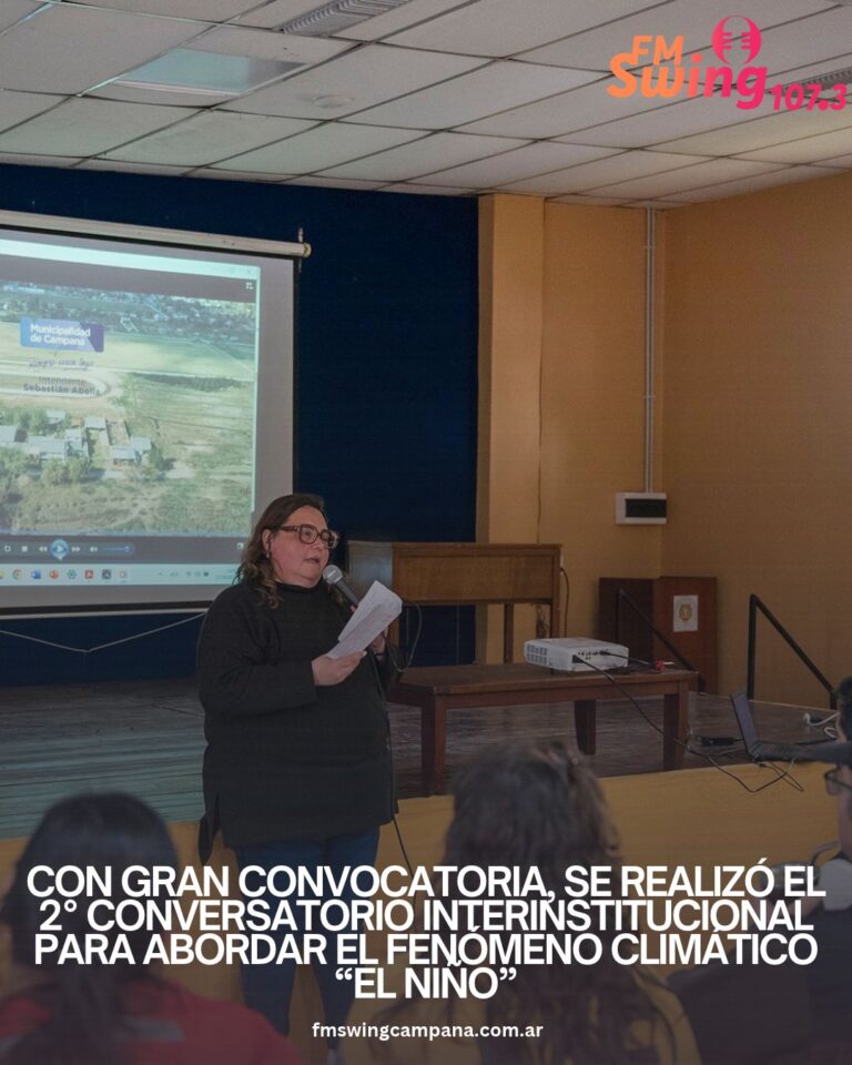 Con gran convocatoria, se realizó el 2° Conversatorio Interinstitucional para abordar el fenómeno climático “El Niño”