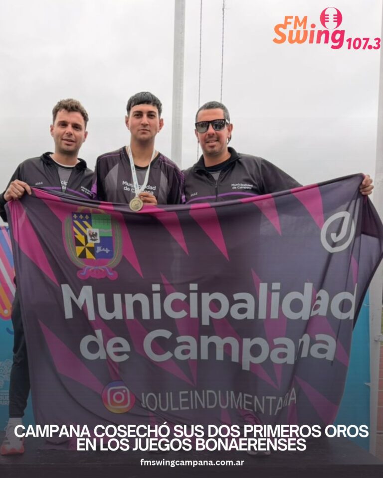 Campana cosechó sus dos primeros oros en los Juegos Bonaerenses