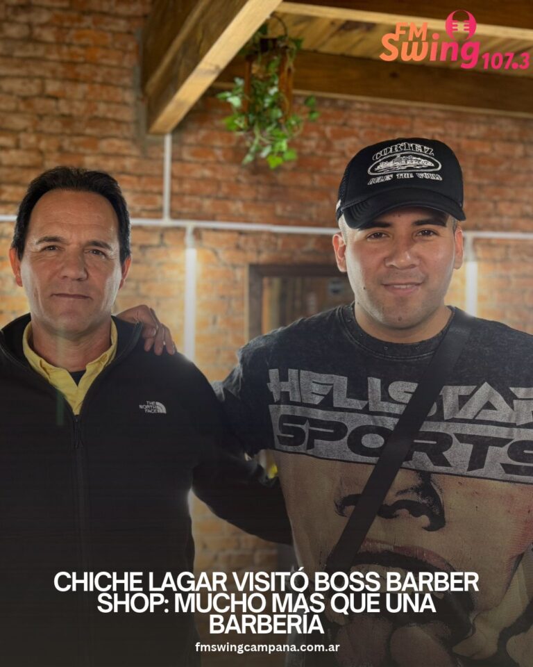 Chiche Lagar visitó BOSS Barber Shop: mucho más que una  barbería